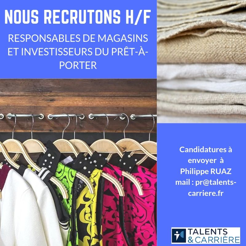 CHERCHE INVESTISSEURS ET RESPONSABLES DE MAGASINS