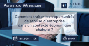 Talents & Carrière Conseil en Outplacement à Paris et Bordeaux Webinaire-16-decembre-2020