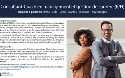 Consultants-Coachs en management et gestion de carrière (F/H)